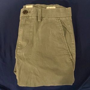 Gap essential khaki slim pants.
